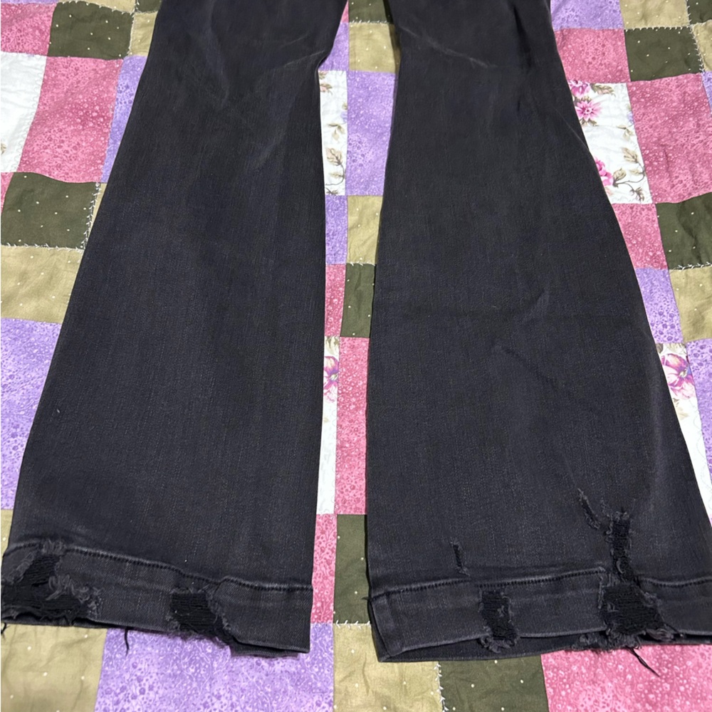 Judy Blue Black Distressed Flare Jeans Size 15/32 Style# JB88622‎ - Picture 7 of 8